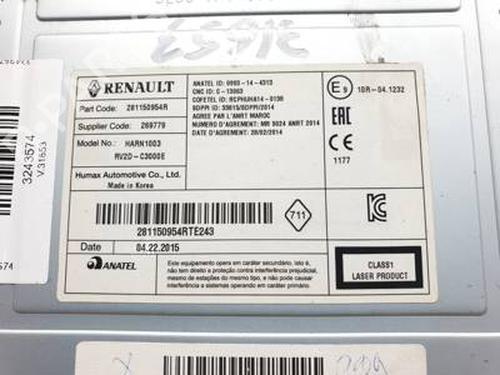 Radio DACIA DOKKER MPV (KE_) 1.5 dCi (KEAJ, KEAH) | BP30292480E6