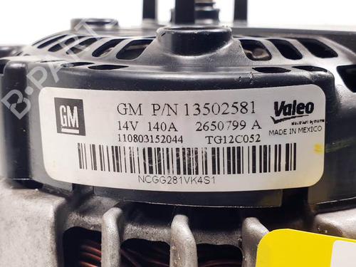 Alternator OPEL INSIGNIA A (G09) 2.0 CDTI (68) | BP25140032M7 