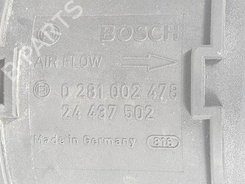 Mass air flow sensor OPEL ZAFIRA A MPV (T98) 2.2 DTI 16V (F75) | BP13400320M95 