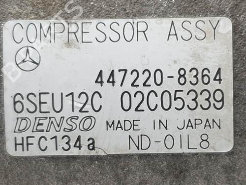 AC compressor MERCEDES-BENZ A-CLASS (W168) A 140 (168.031, 168.131) | BP24585727M34 