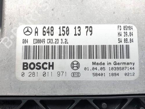 Engine control unit (ECU) MERCEDES-BENZ E-CLASS (W211) E 320 CDI (211.026) | BP21800745M57 