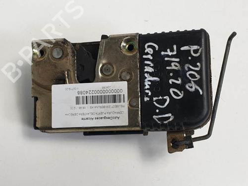 Used Front right lock PEUGEOT 206 Hatchback (2A/C) 1.6 i (89 hp) 6856889