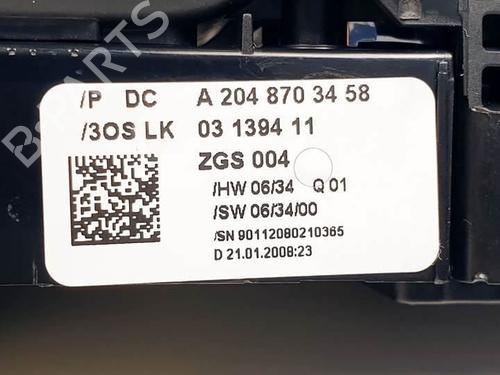 Left front window switch MERCEDES-BENZ C-CLASS (W204) C 200 CDI (204.007, 204.006) | BP25295586I27 - Image 3