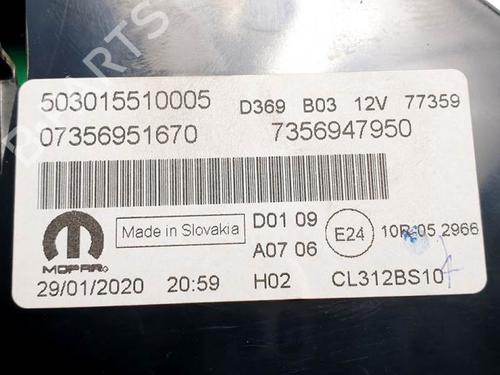 Instrument cluster FIAT 500 (312_) 1.0 Mild Hybrid (312.AYD1B) | BP16718819C47 