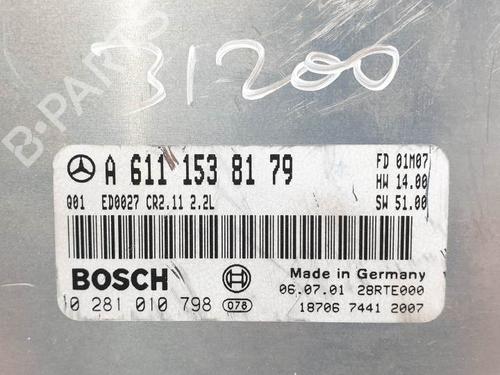 Engine control unit (ECU) MERCEDES-BENZ C-CLASS Coupe (CL203) C 220 CDI (203.706) | BP28713574M57