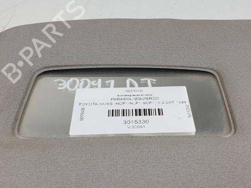 Left sun visor TOYOTA YARIS (_P1_) 1.0 (SCP10_, SCP10R) | BP29989382I1 