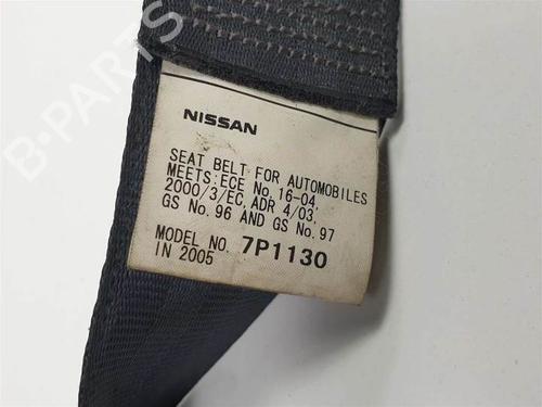 Rear right seatbelt NISSAN NAVARA NP300 (D40) 2.5 dCi 4WD | BP10239142I28 