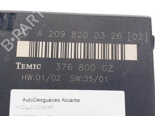 Elektronische module MERCEDES-BENZ CLK (C209) CLK 270 CDI (209.316) | BP16491152M83 