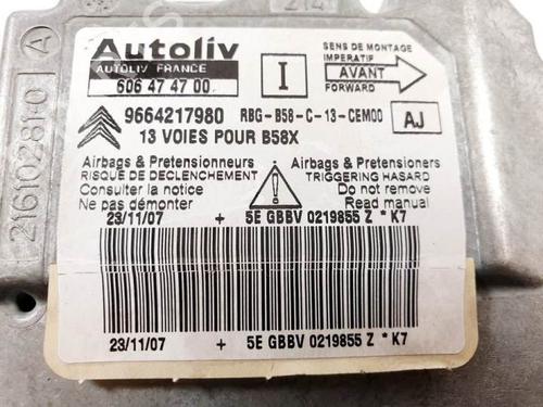 ECU airbags CITROËN C4 Grand Picasso I (UA_) 2.0 i 16V | BP25295187M53 