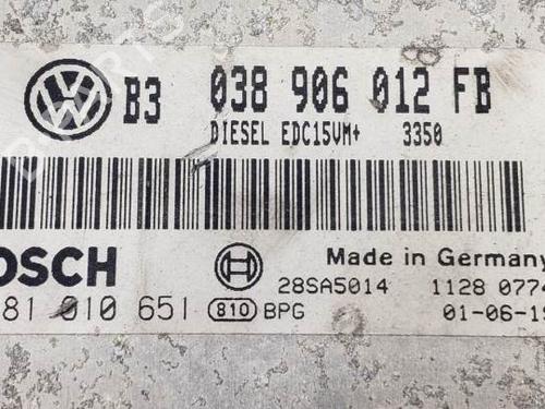 Engine control unit (ECU) VW GOLF IV (1J1) 1.9 TDI | BP18296030M57 