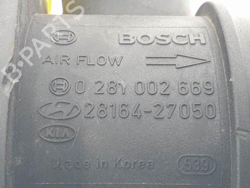 Mass air flow sensor HYUNDAI SANTA FÉ I (SM) 2.0 CRDi 4x4 | BP15969207M95 