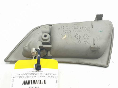 Højre fortil invendig håndtag MERCEDES-BENZ C-CLASS (W203) C 230 Kompressor (203.040) | BP29581608I14 