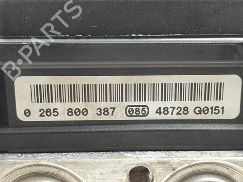 ABS Bremseaggregat RENAULT SCÉNIC II (JM0/1_) 2.0 (JM05, JM0U, JM1N, JM1U, JM2V) | BP28178396M43 