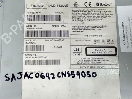 Radio JAGUAR XF I (X250) 3.0 D | BP8121178E6 