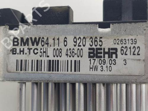 Heater resistor BMW 3 (E46) 320 d | BP11648954M108 