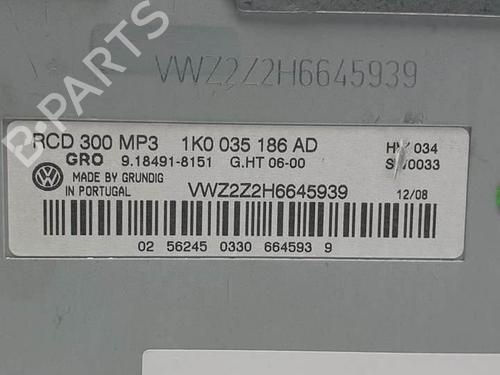Radio VW GOLF V (1K1) 1.9 TDI | BP18029172E6 