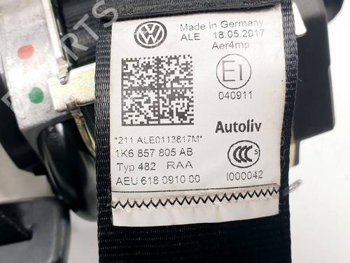 Rear left seatbelt VW GOLF VI (5K1) 1.4 TSI | BP29265844I29 