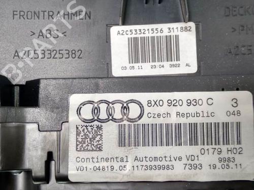 Instrument cluster AUDI A1 (8X1, 8XK) 1.4 TFSI | BP7435123C47 