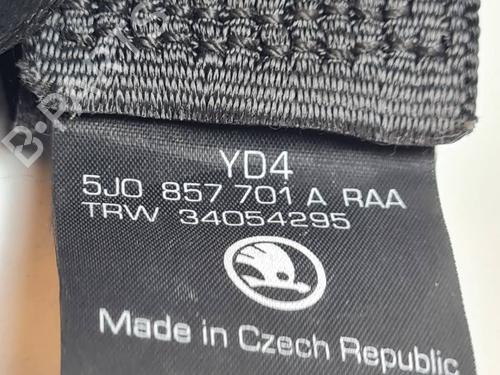 Front left seatbelt SKODA FABIA II (542) 1.9 TDI | BP37229888I26 - Image 3