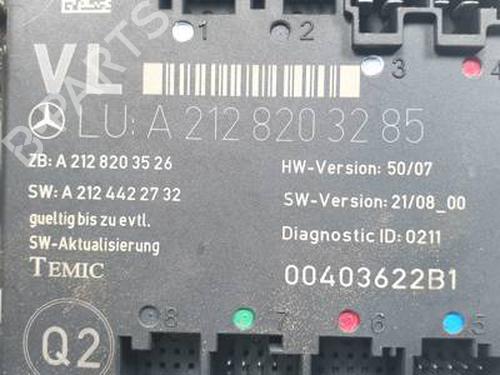 Electronic module MERCEDES-BENZ C-CLASS (W204) C 200 CDI (204.001) | BP30475818M83