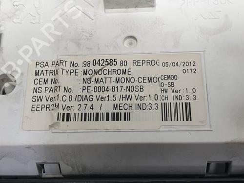 Instrument cluster PEUGEOT 3008 II SUV (MC_, MR_, MJ_, M4_)  | BP13577619C47 