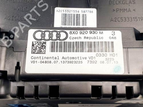 Instrument cluster AUDI A1 (8X1, 8XK) 1.2 TFSI | BP24339917C47 