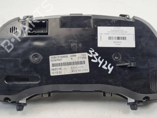 Instrument cluster OPEL COMBO Tour (X12) 1.3 CDTI (C26, D26, E26, C05) | BP37628746C47 - Image 2