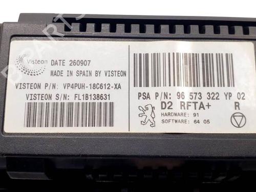Climate control PEUGEOT 407 SW (6E_, 6D_) 2.0 HDi 135 | BP25257885I5 