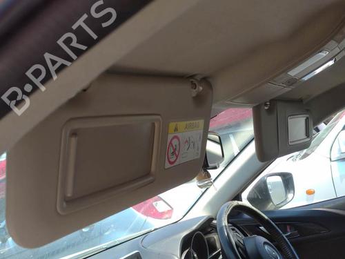 Left sun visor MAZDA 3 (BM, BN) 2.2 D | BP29245895I1  - Image 11