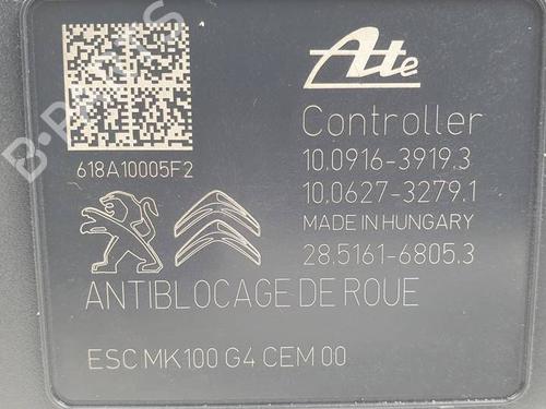 ABS pump PEUGEOT 2008 I (CU_) 1.2 PureTech 82 | BP29624439M43 