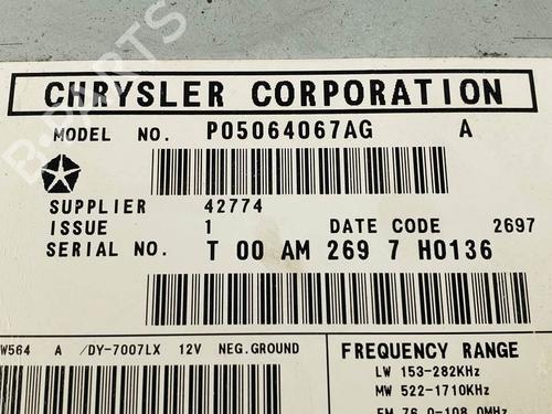 Radio JEEP COMPASS (MK49) 2.0 CRD | BP29272060E6 - Image 2