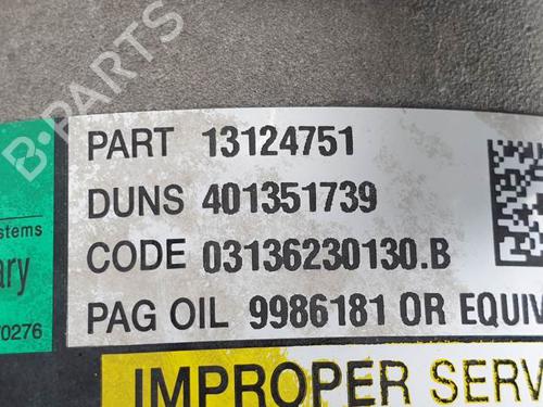 AC compressor OPEL ASTRA H (A04) 1.7 CDTI (L48) | BP28208665M34 