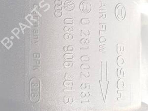 Mass air flow sensor SEAT TOLEDO III (5P2) 1.9 TDI | BP30919183M95