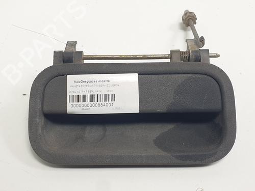 Used Rear left exterior door handle OPEL ASTRA F Saloon (T92) 1.4 (F19, M19) (82 hp) 13020390