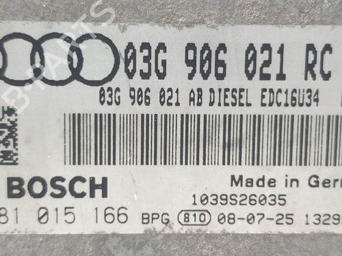 Engine control unit (ECU) AUDI A3 Convertible (8P7) 1.9 TDI | BP24989764M57 - Image 5