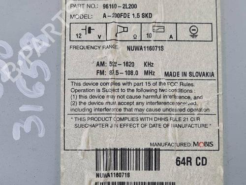 Radio HYUNDAI i30 (FD) 1.6 CRDi | BP30166800E6