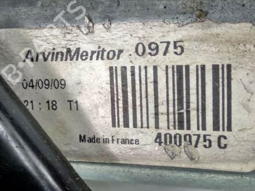 Rear right window mechanism PEUGEOT 207 CC (WD_) 1.6 16V | BP7547954C25 