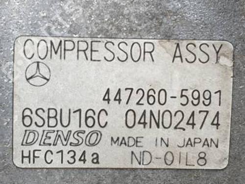 AC compressor MERCEDES-BENZ C-CLASS (W204) C 250 CDI (204.003) | BP30450514M34