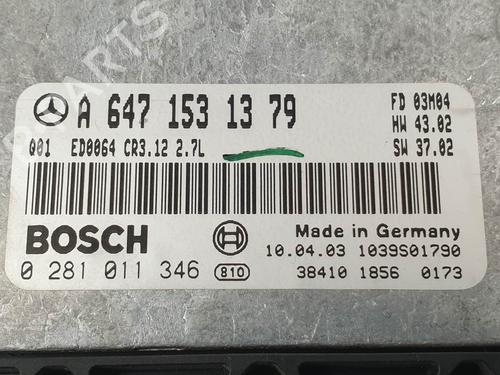 Engine control unit (ECU) MERCEDES-BENZ E-CLASS T-Model (S211) E 270 T CDI (211.216) | BP28061606M57 - Image 4