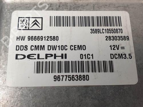 Engine control unit (ECU) PEUGEOT 508 SW I (8E_) 2.0 HDi | BP24989344M57  - Image 5