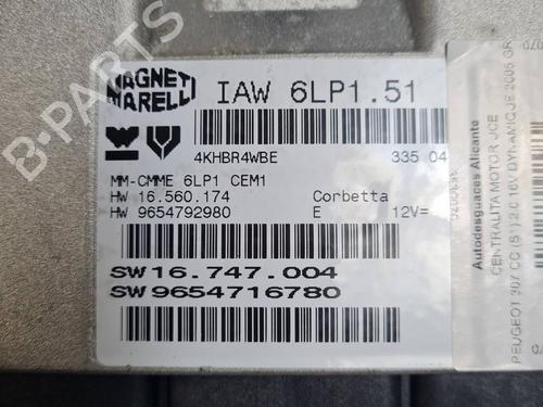 Engine control unit (ECU) PEUGEOT 307 CC (3B) 2.0 16V | BP37168664M57 - Image 4