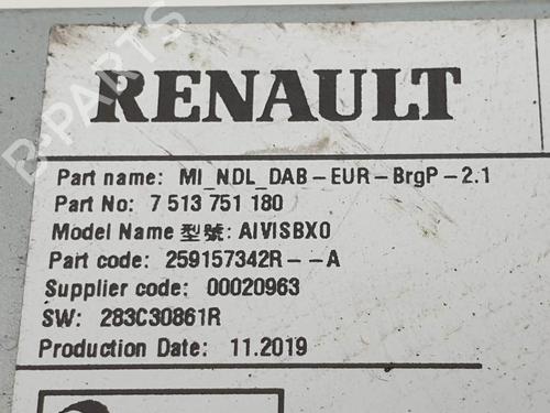 Radio RENAULT CAPTUR II (HF_) TCe 100 (HFMT) | BP27667986E6 - Image 5