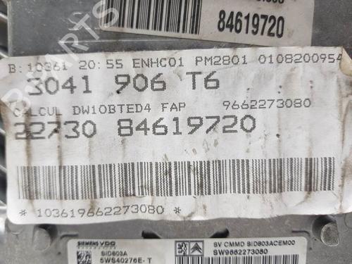 Engine control unit (ECU) PEUGEOT 307 CC (3B) 2.0 HDi 135 | BP11529309M57 