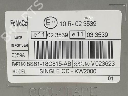 Bilradio FORD FOCUS C-MAX (DM2) 1.6 TDCi | BP26171088E6 