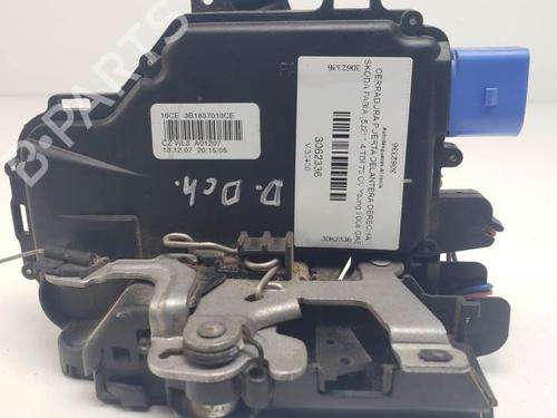 Front right lock SKODA FABIA II (542) 1.4 TDI | BP25453651C97 
