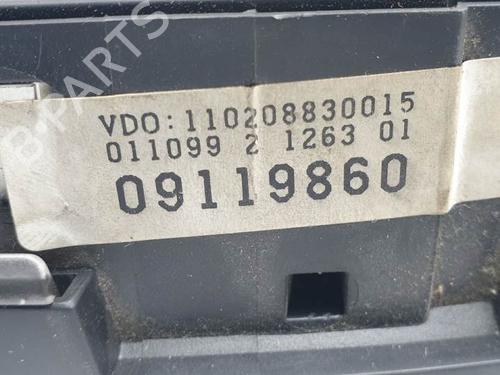 Instrument cluster OPEL ASTRA G Hatchback (T98) 1.6 (F08, F48) | BP11419782C47 