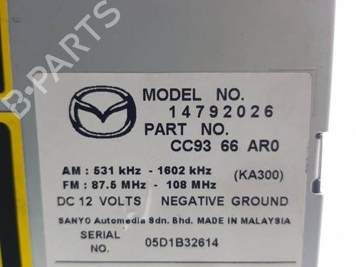 Bilradio MAZDA 5 (CR) 2.0 CD (CR19) | BP8795511E6 