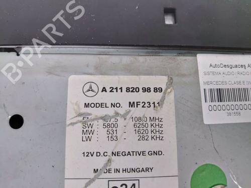 Radio MERCEDES-BENZ E-CLASS (W211) E 270 CDI (211.016) | BP7834179E6 