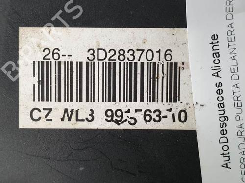 Front right lock VW TOUAREG (7LA, 7L6, 7L7) 2.5 R5 TDI | BP6844032C97 