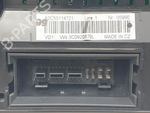 Instrument cluster VW PASSAT B6 (3C2) 1.9 TDI | BP25752398C47 